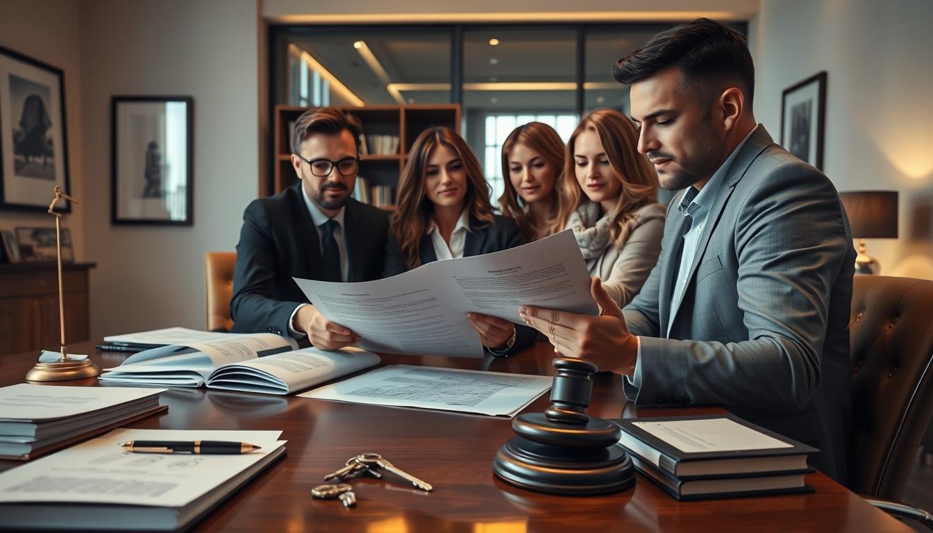 Property settlement documents and transfer review